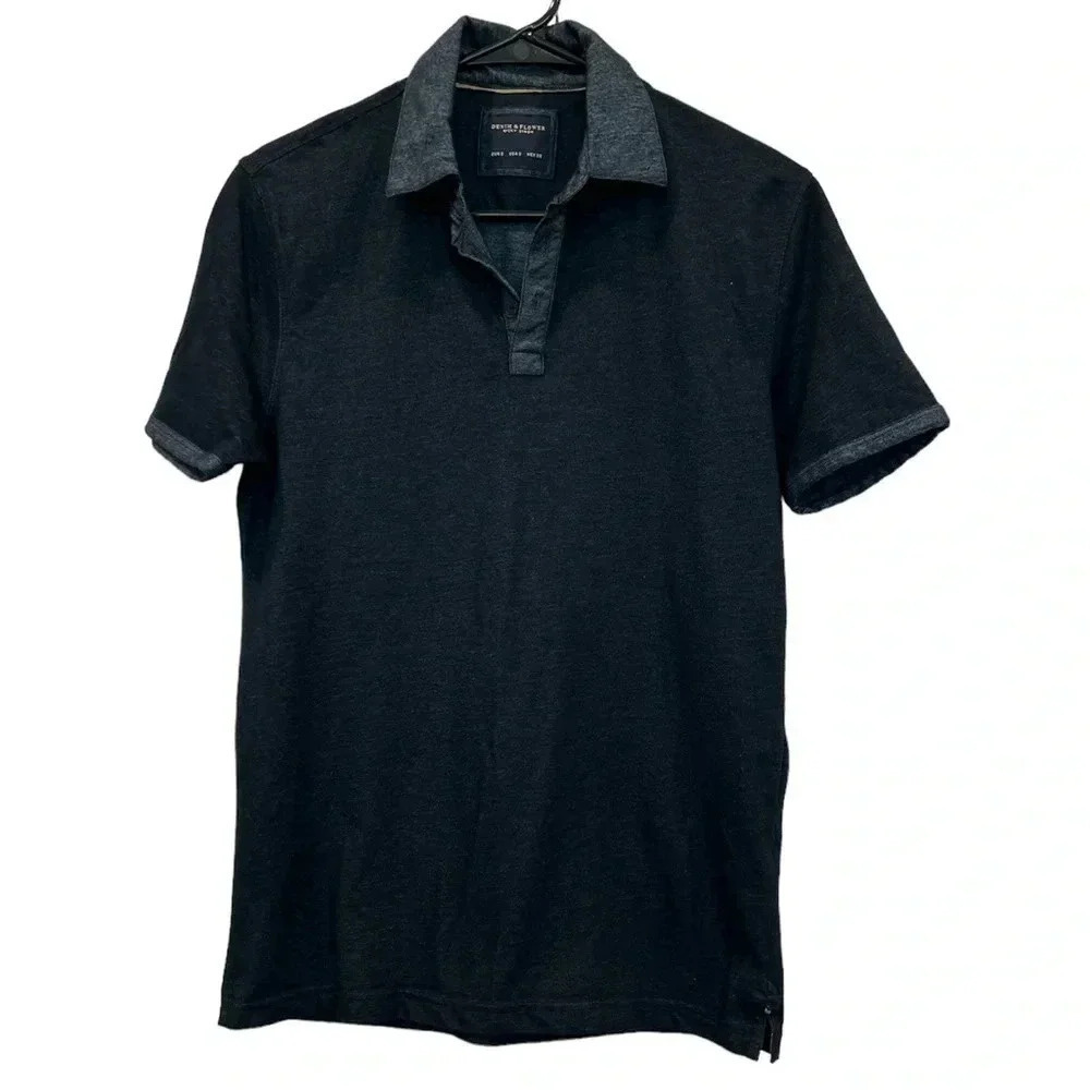 Denim & Flower men’s polo
